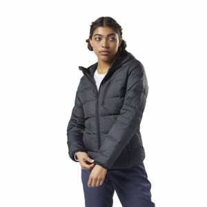 Reebok Outdoor Lightweight Down Jacke Damen - Schwarz - DE 975-RYV